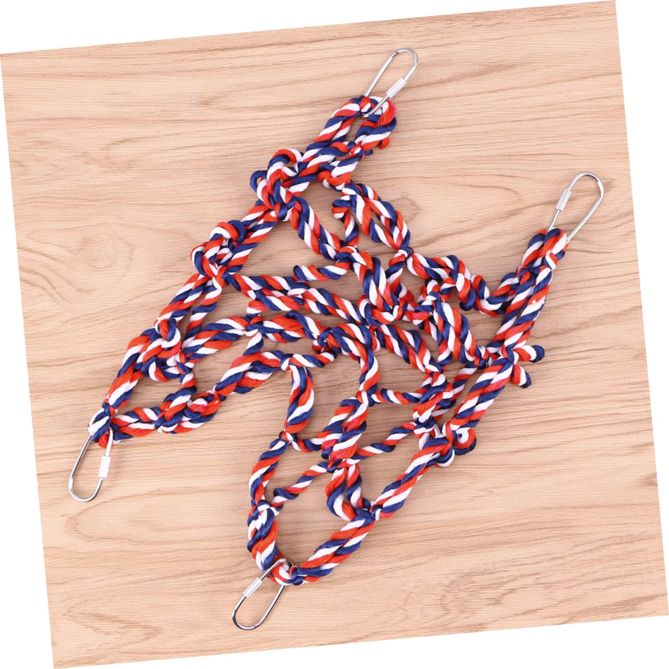 VANZACK 3stücke Kleine Tier Hängematte Baumwolle Mit Kletternetz Für Hamster Ratten Und Frettchen Fördert Einfach Zu Befestigen Mit Metallclips Für Käfige