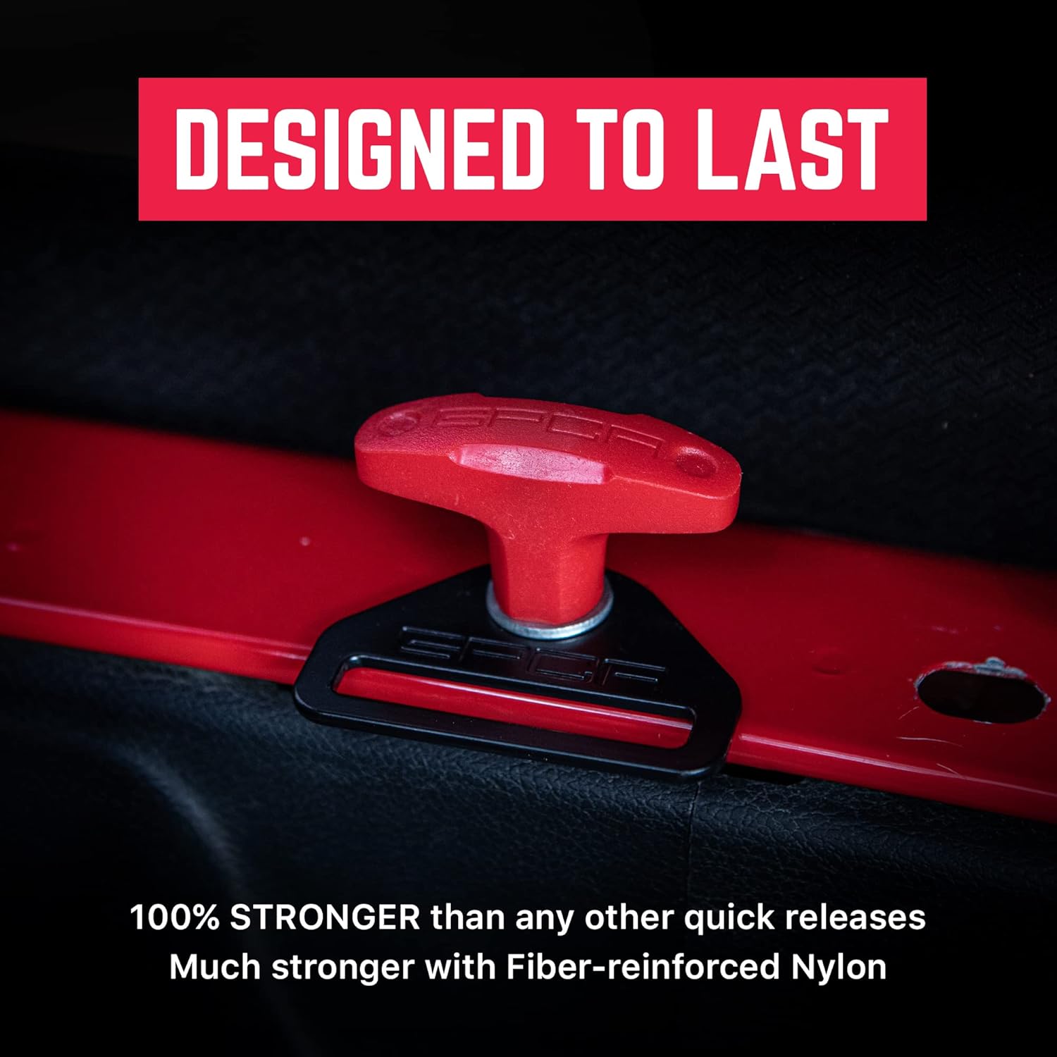 GP Anchor Thumbscrew & D-Plate Set, 6 Tie Down Anchor Bolts w/Screw Nuts & 6 D-Plates for Fast Jeep Top Removal Lift, Truck Tie Downs Jeep Wrangler Accessories for 4xe, JK JL & YJ, M8-1.25 Screw, Red