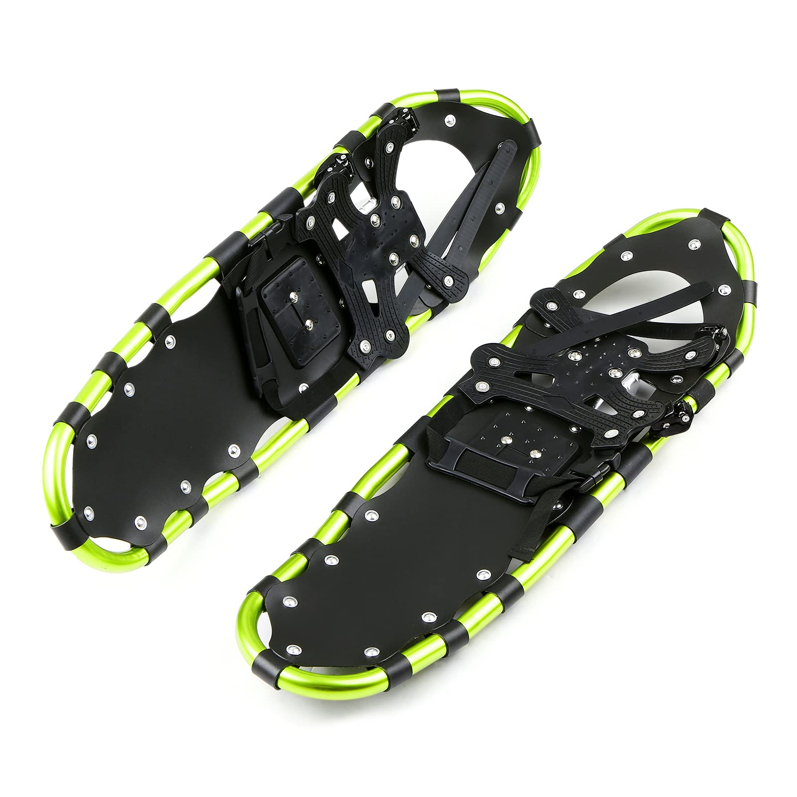 IMEISH Snow Shoes Aluminum Snow Shoes with Adjustable Poles Carry Bag for Women Men