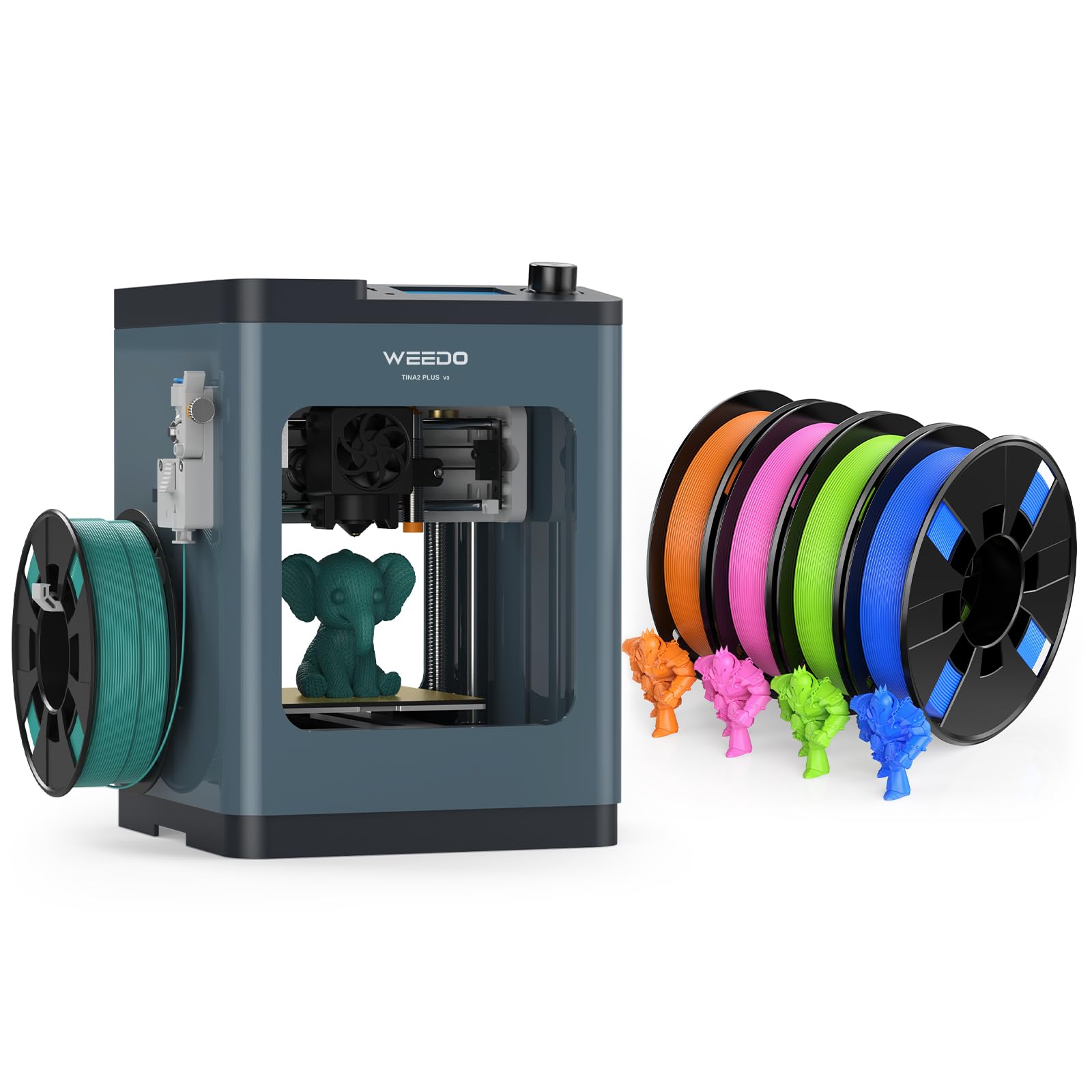 Tian2Plus with PLA Filament 1.75mm Bundle (200g*4)