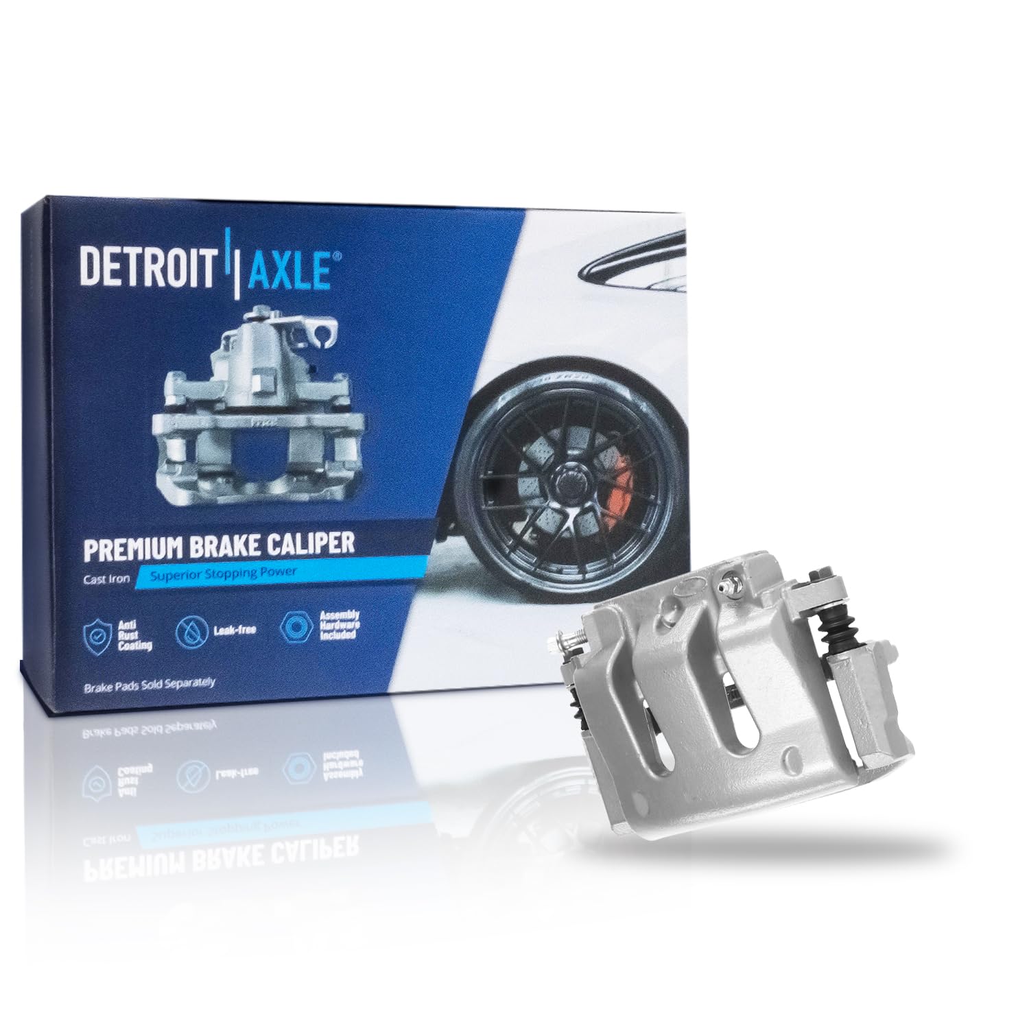 Detroit Axle - Front Right Disc Brake Caliper for 05-10 Ford Mustang Base