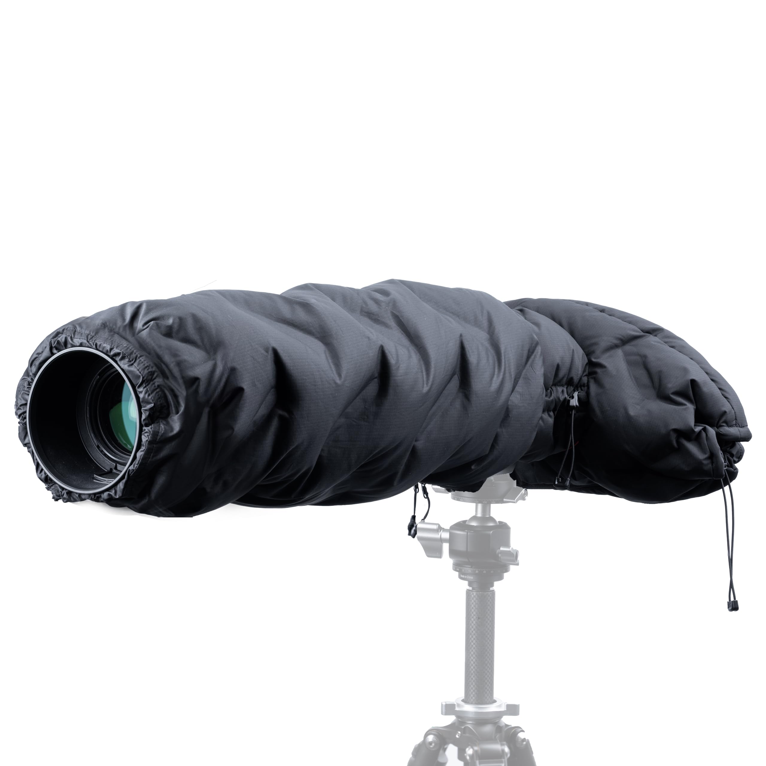 PGYTECH Copertura Termica Fotocamera Teleobiettivo, Protezione Freddo | 90% Piumino d'Oca Bianca, Anti-Appannamento, Finestra Trasparente, Tessuto Idrorepellente, Per Teleobiettivo