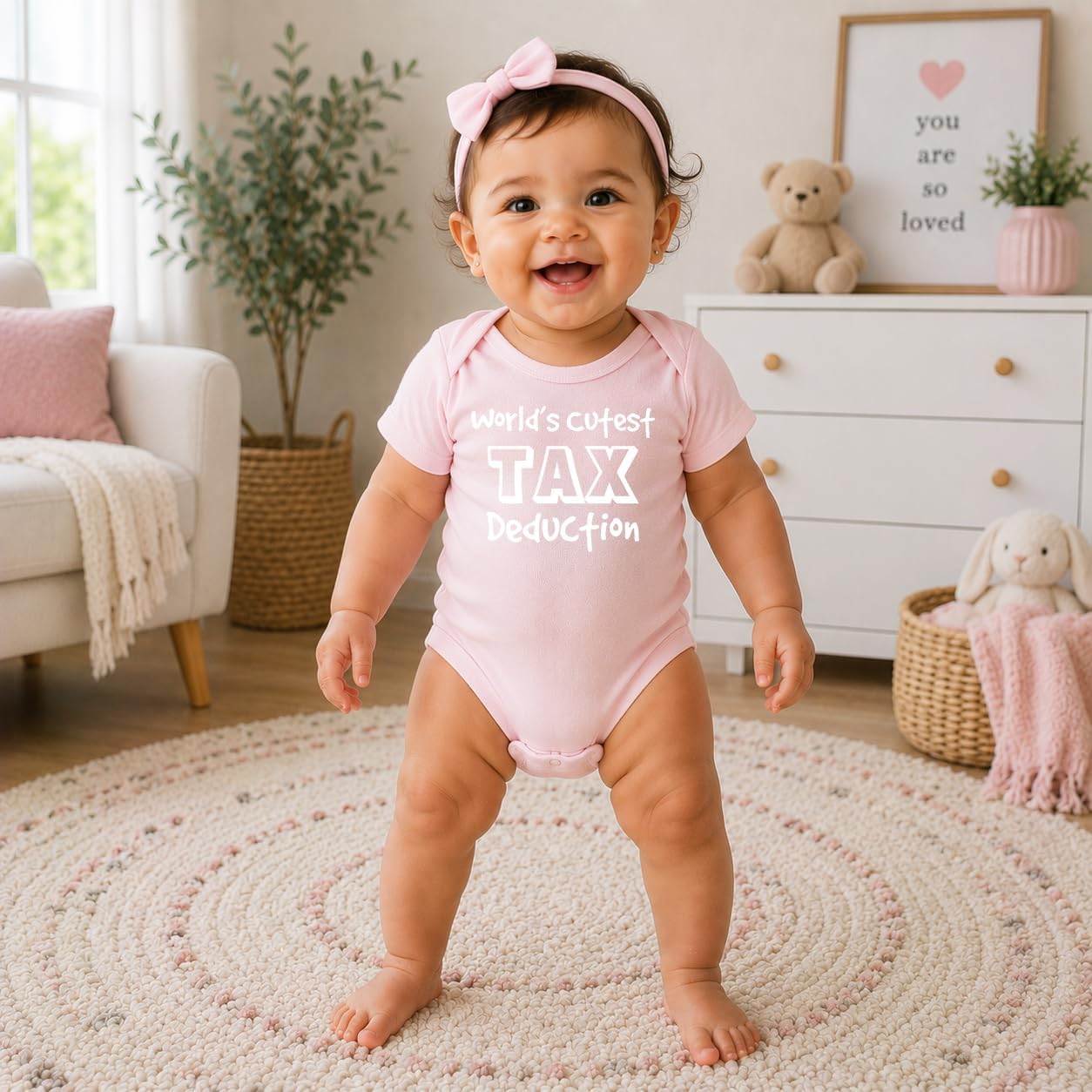 CBTwear World's Cutest Tax Deduction Outfit Funny Baby Bodysuit