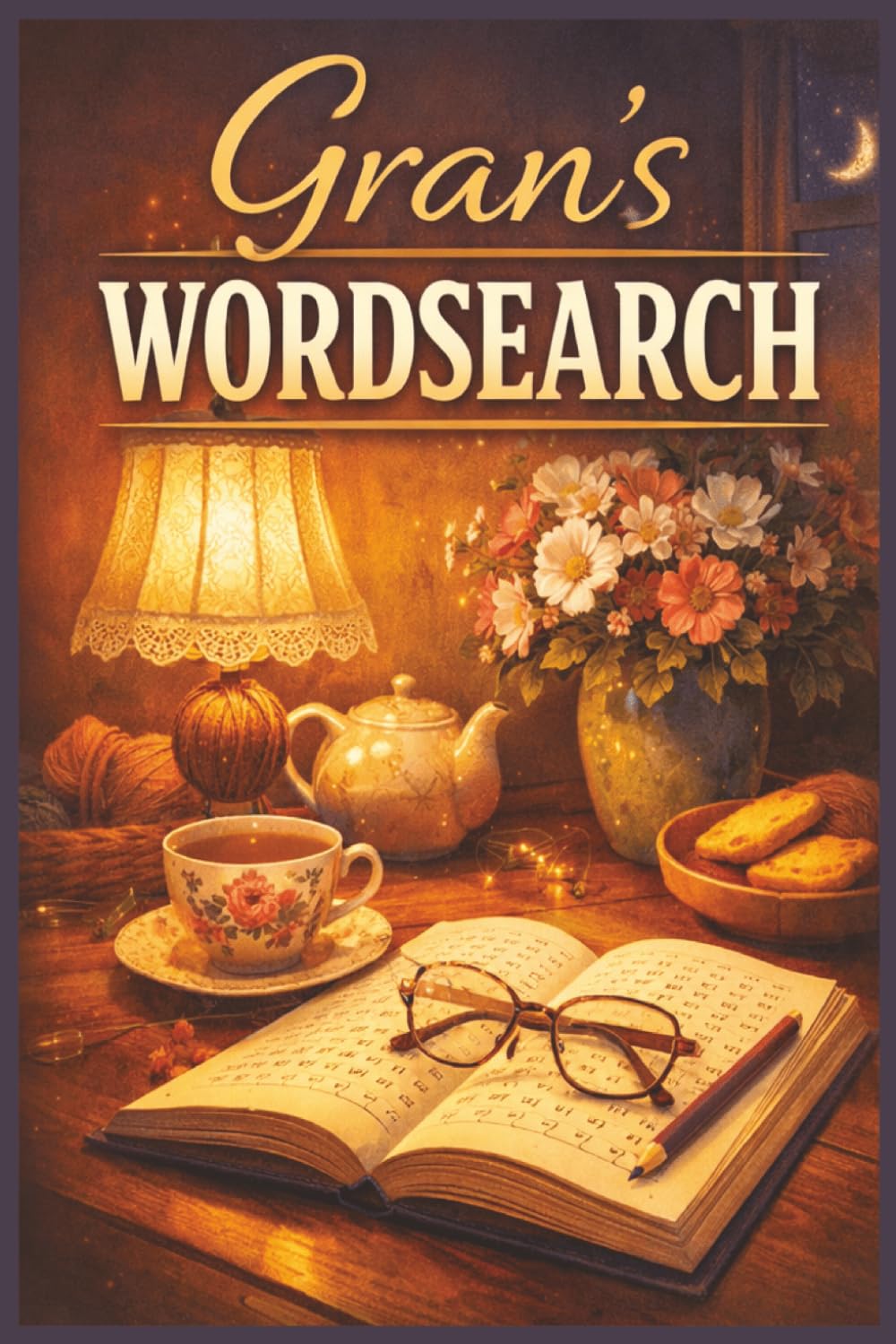 Gran's Wordsearch Puzzle Book: Large Print, Grandmother, Gran gift, Grandparent, Mother's Day, Birthday, Christmas, Stocking Stuffer, Paperback, 22 Puzzles, 6x9