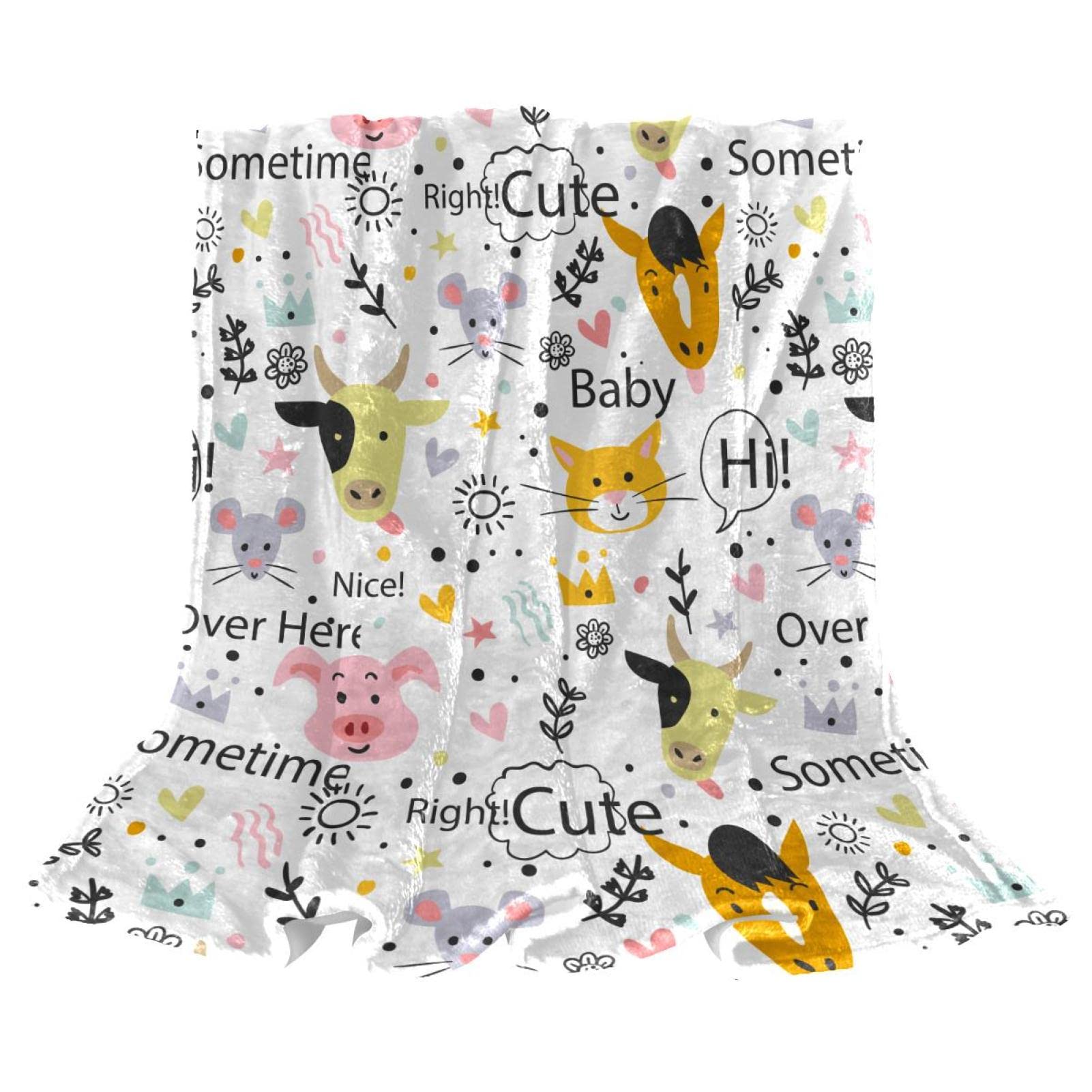 Couverture polaire légère plaid en peluche doux et chaud pour grand canapé familial
