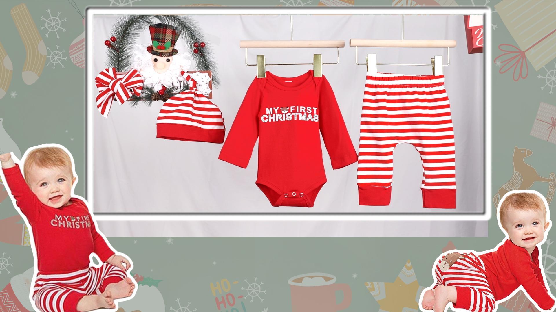 Ensemble Bébé Garçon 2 Pièces - Barboteuse à Manches Longues Et Chapeau