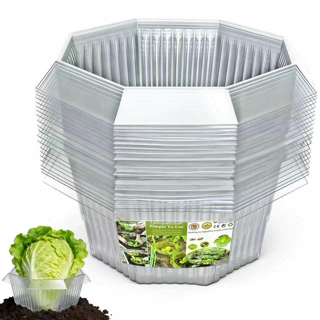 Sunshine smile 20 Stück Schneckenkragen,schneckenkragen aus Plastik,Schneckenschutz,Schneckenschutzringe,Schneckenringe Garten Effektiver Schneckenschutz für Ihre Salatpflanzen Hängende Tomaten