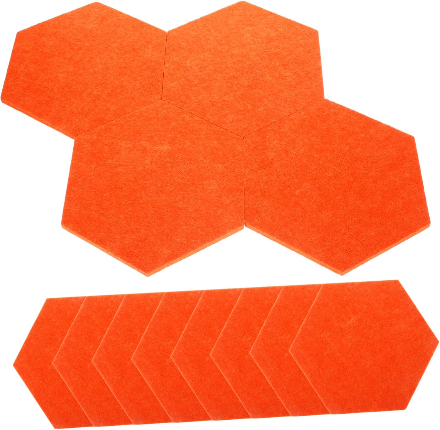 12pcs Hexagonal Felt Bulletin Boards Creative Soundproof Message Board for Classrooms Nurseries and Home Decor Vibrant Colors Material Easy to Install