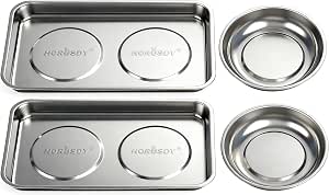 HORUSDY 4-Piece Magnetic Parts Tray Set