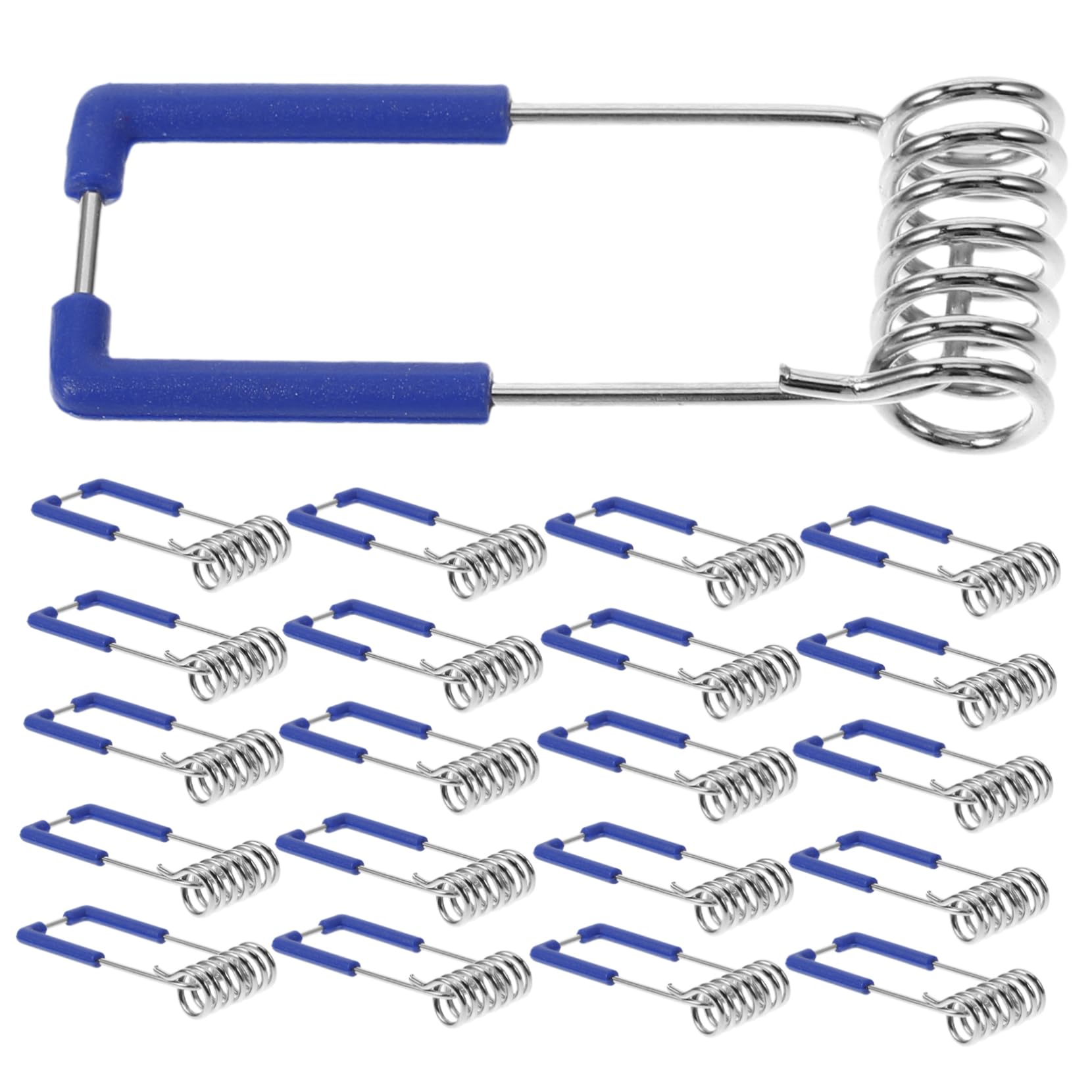 SEWOART 100pcs Downlight Spring Clip Clips for Downlight Clips for Recessed Light Downlight Light Clips Downlight Spring Clamps Light Securing Light Clip ?? ??pe Blue