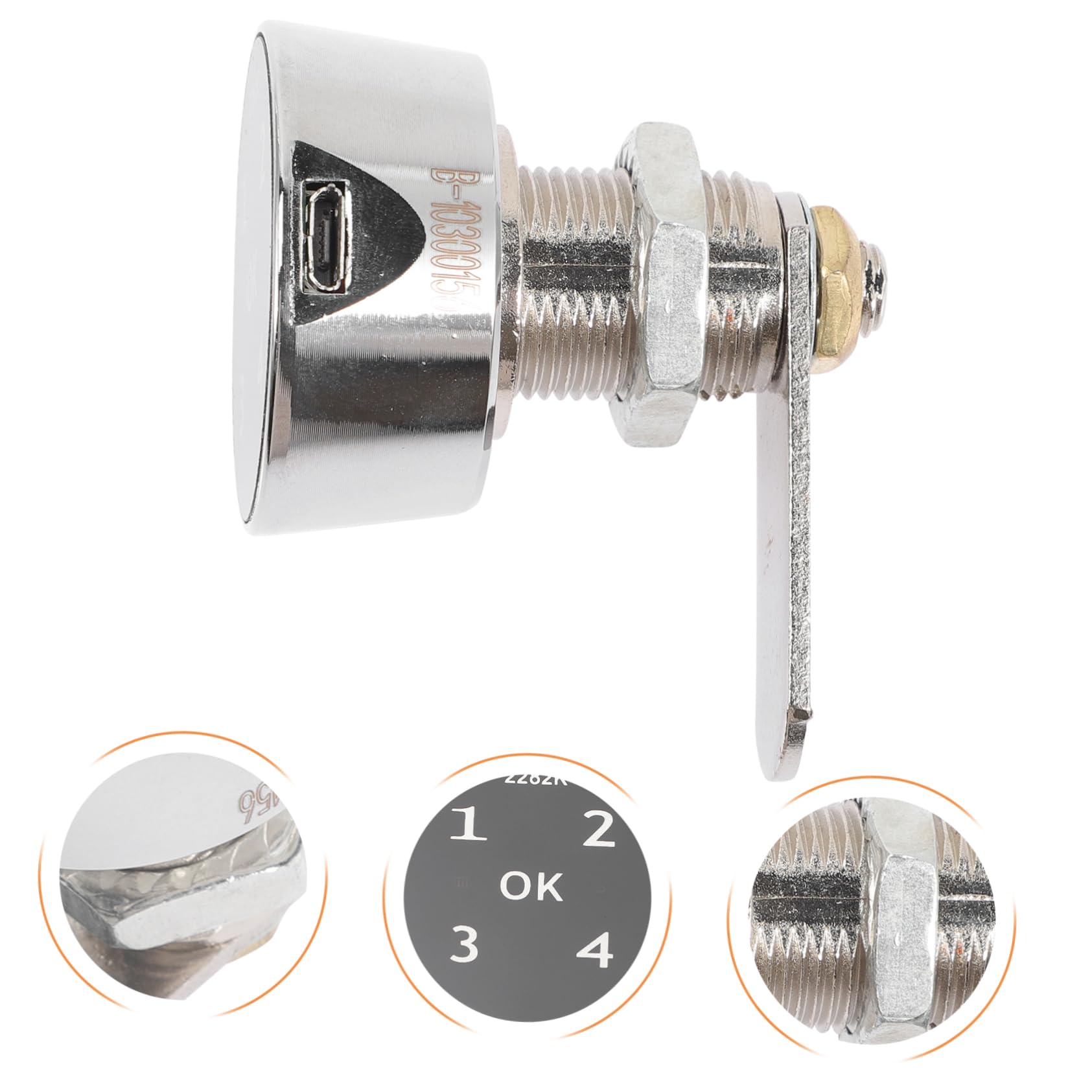 Mikikit 2stücke Elektronisches Passwortschloss Für Schranktüren Touchscreen Digital Lock Mit Einzigartigem Design Passend Für Verschiedene Möbel Sicher Und Langlebig Für Zuhause Und