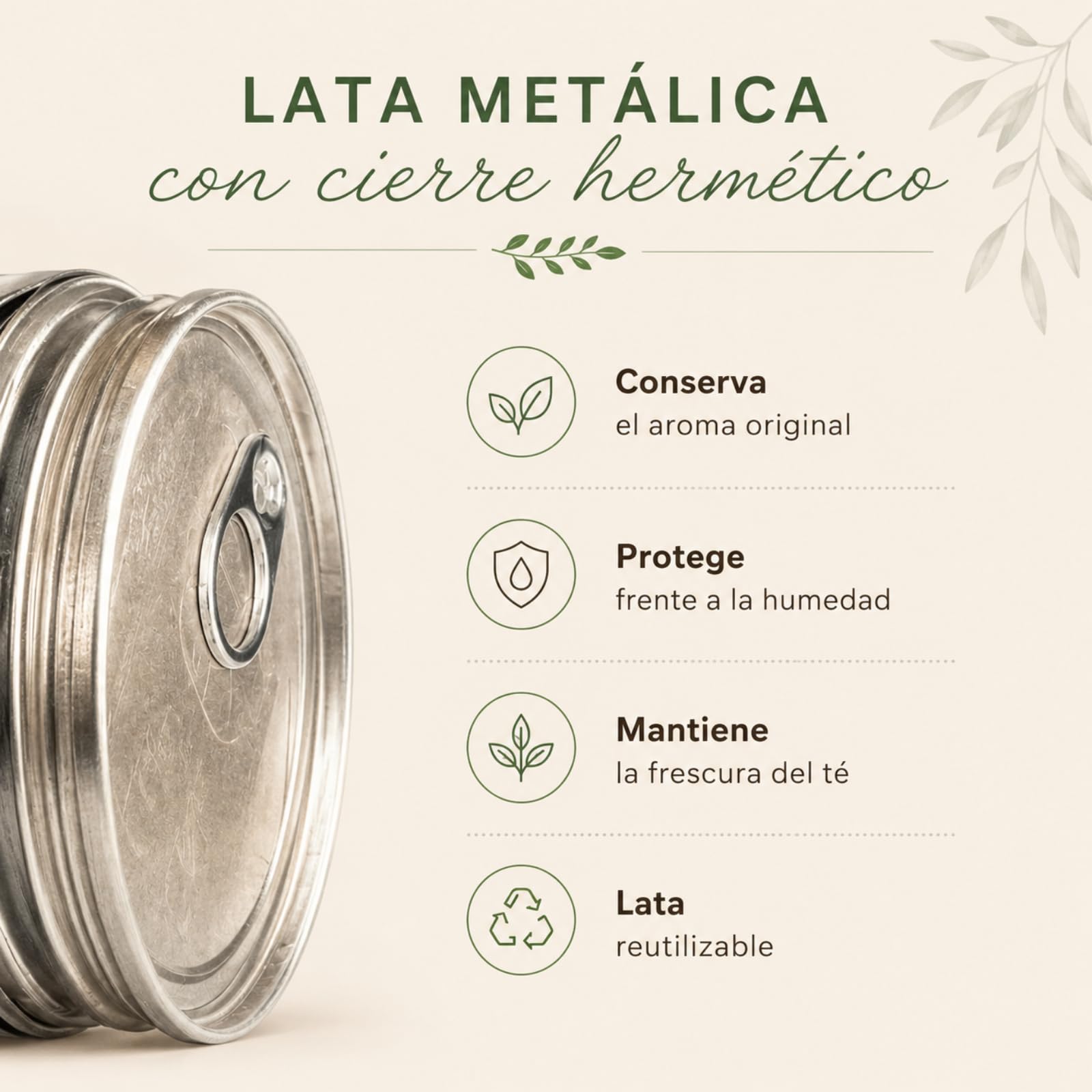 FUSIONATE, Té Rojo Cuerpo del Deseo, Delicioso Té Rojo con Fresa, Kiwi y Flor de Jamaica, Lata de 45 pirámides Bolsitas de Té, Infusión 100% Natural y Revitalizante