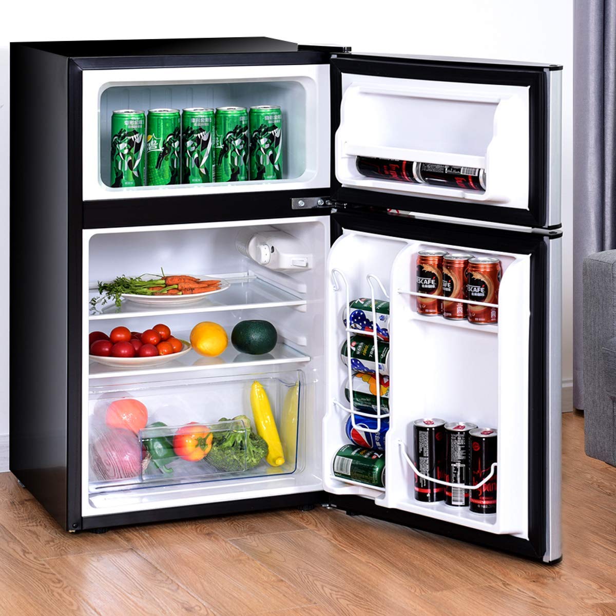 LEONARD USA Mini Fridge for Home Inverter Double Door 110 L with Separate Deep Freezer Compartment (Based on American Technology) Product Image 2