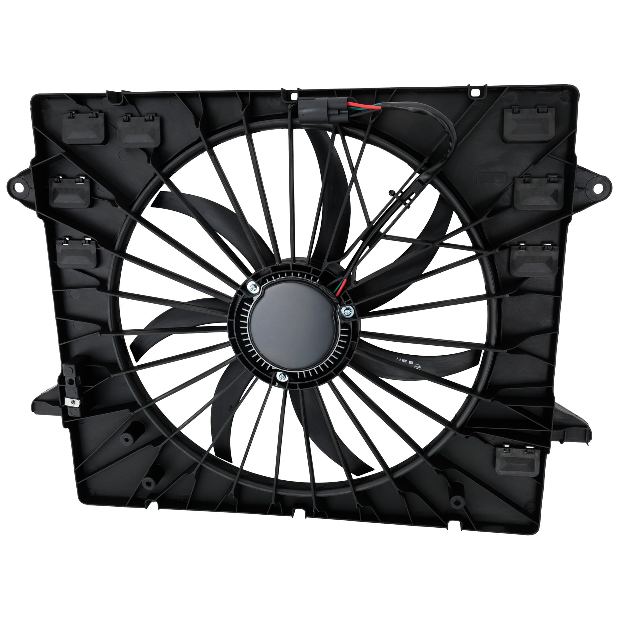 Garage-Pro Cooling Fan Assembly Compatible with Chevrolet Traverse 2018-2023, Buick Enclave 2018-2024, Traverse Limited 2024 Radiator Fan, 3.6L, for Models with Heavy Duty Cooling, Single Fan