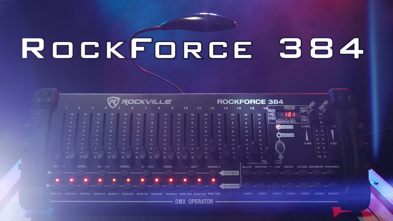 Amazon.com: Rockville ROCKFORCE 384 Channel DMX Light/Fog Lighting