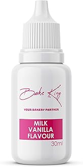 Milk Vanilla Flavour Essence for Baking Cakes Jams Jelies Cookies Ice Creams Shrebats (Milk Vanilla Flavour 30ml)