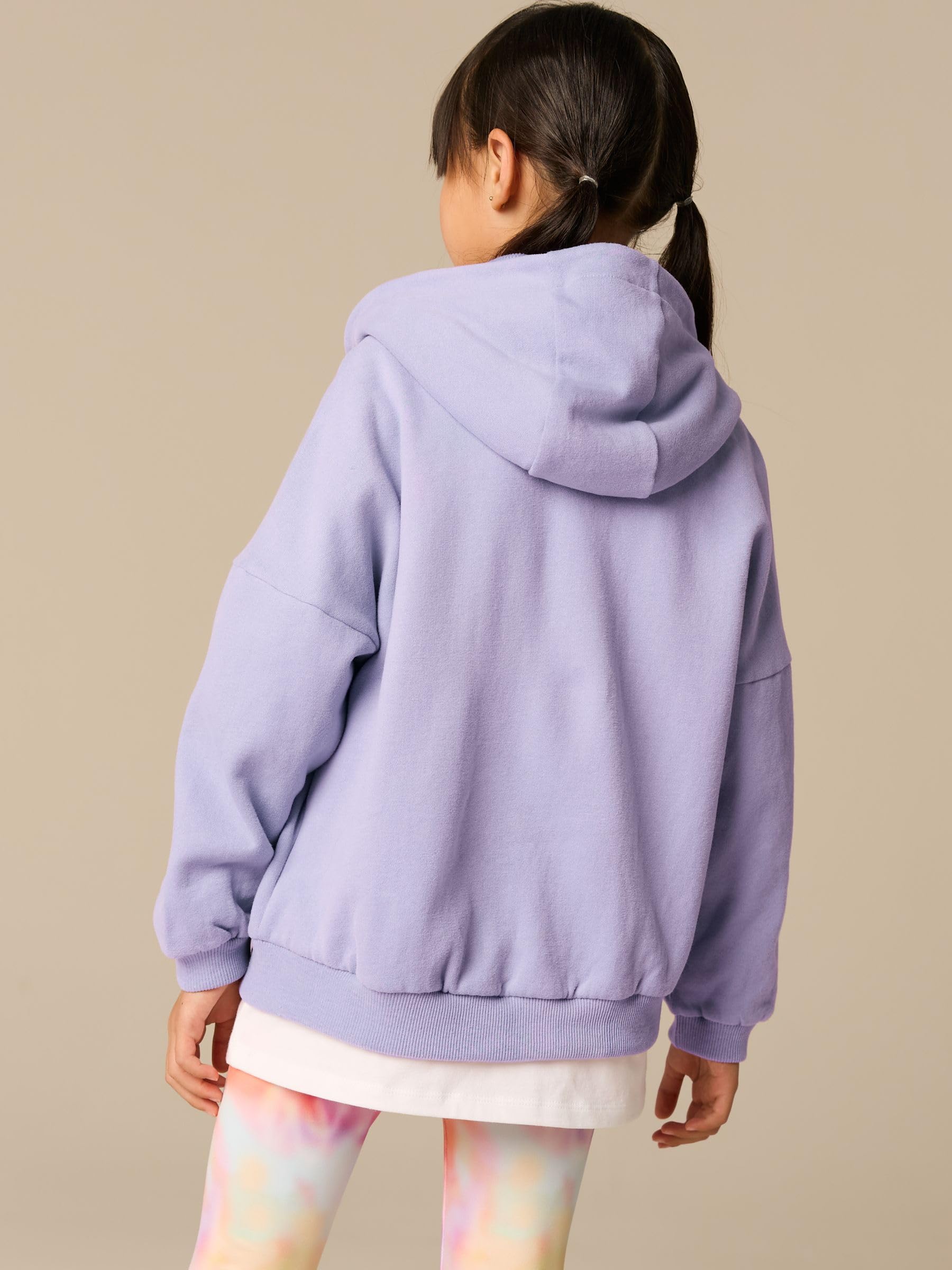 NEXT Niñas Sudadera con Capucha y Cremallera