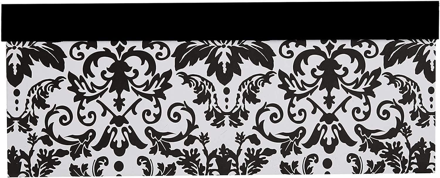 Heavy-Duty Photo/Video Storage Box, Damask Design image 2