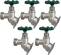 Vista 14 de XFITTING 1/2" hembra NPT x 3/4 GHT Sillcocks, GHT (manguera de jardín roscada) - latón 26-2-3 (1)