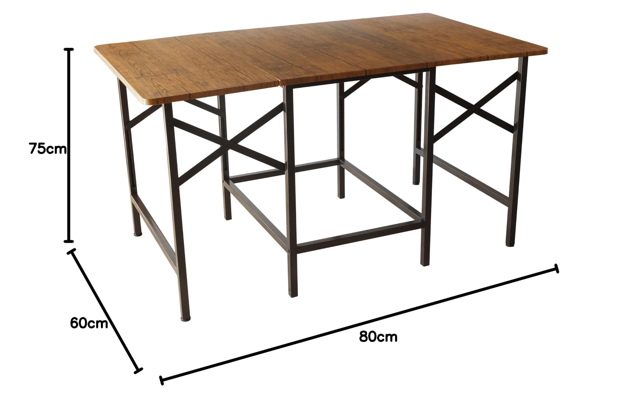 Amazon.co.jp: North Orange Extendable Dining Table, Width 23.6