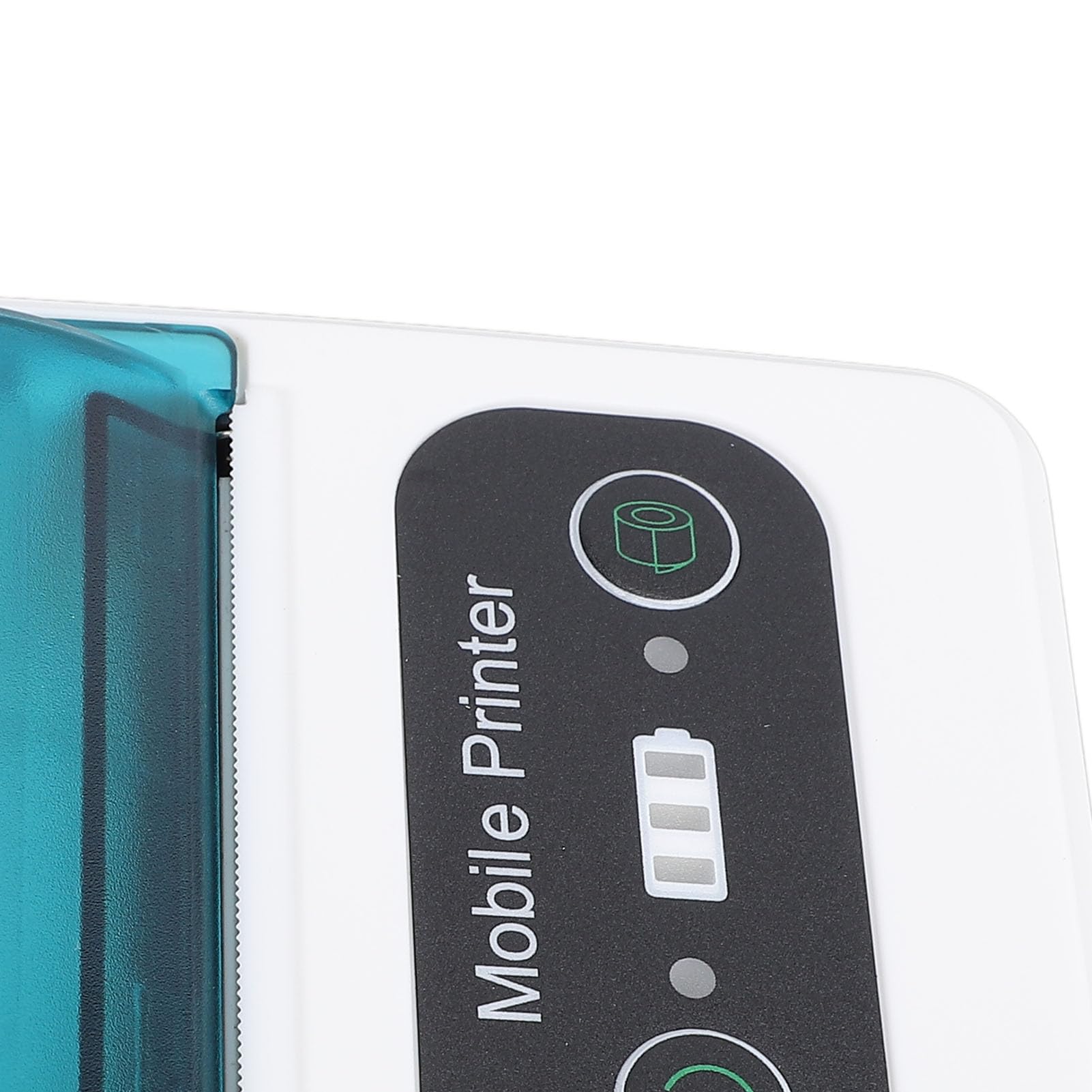 Impresora Térmica de Recibos, Diseño Portátil, Velocidad de Impresión Rápida, Impresora Pequeña de 58 Mm para Restaurantes y Tiendas Minoristas (Verde Blanco)