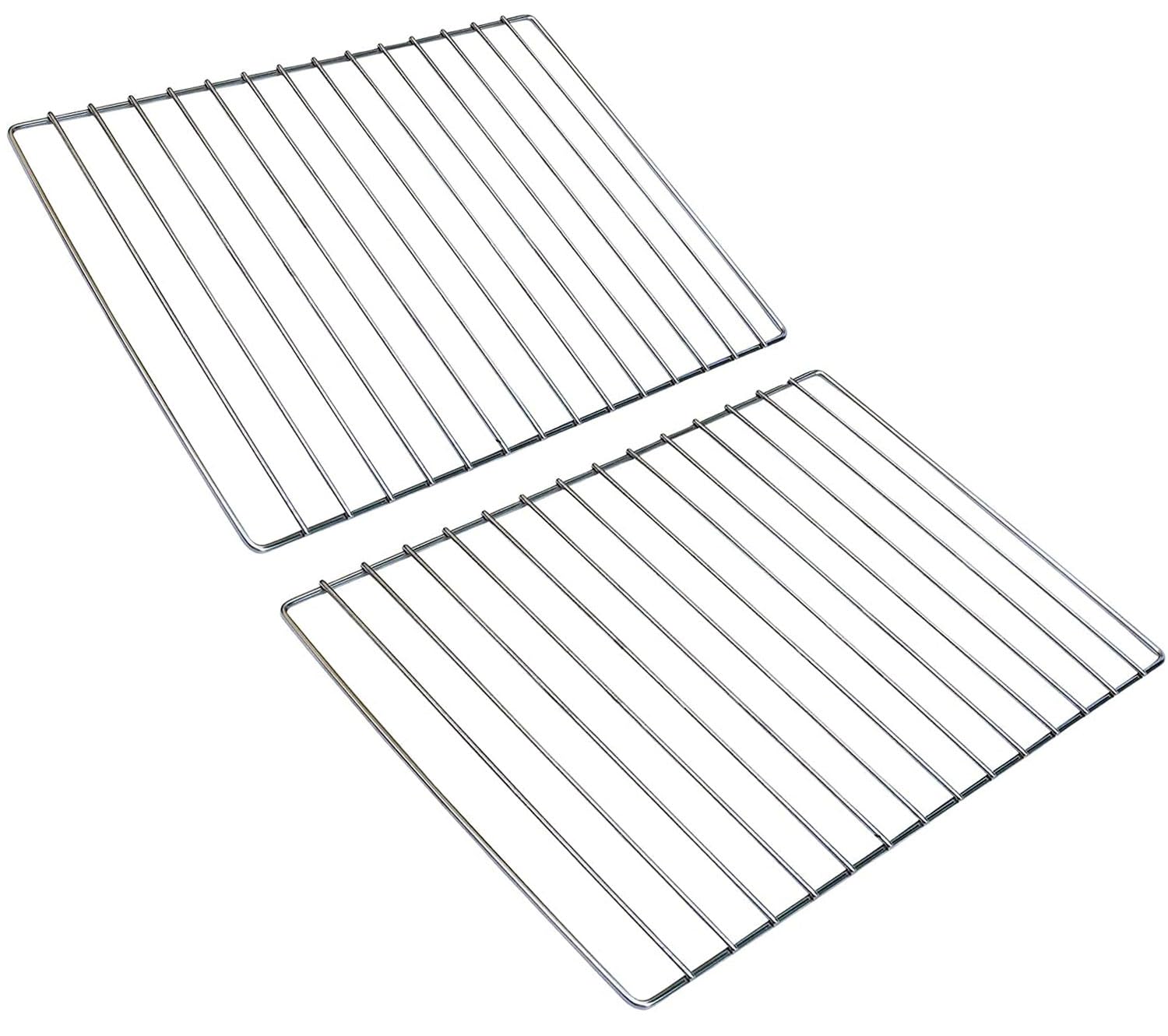 2 pièces de grille de cuisson en acier inoxydable, grille en acier inoxydable, grille, grille de barbecue de différentes tailles (40 cm x 30 cm)