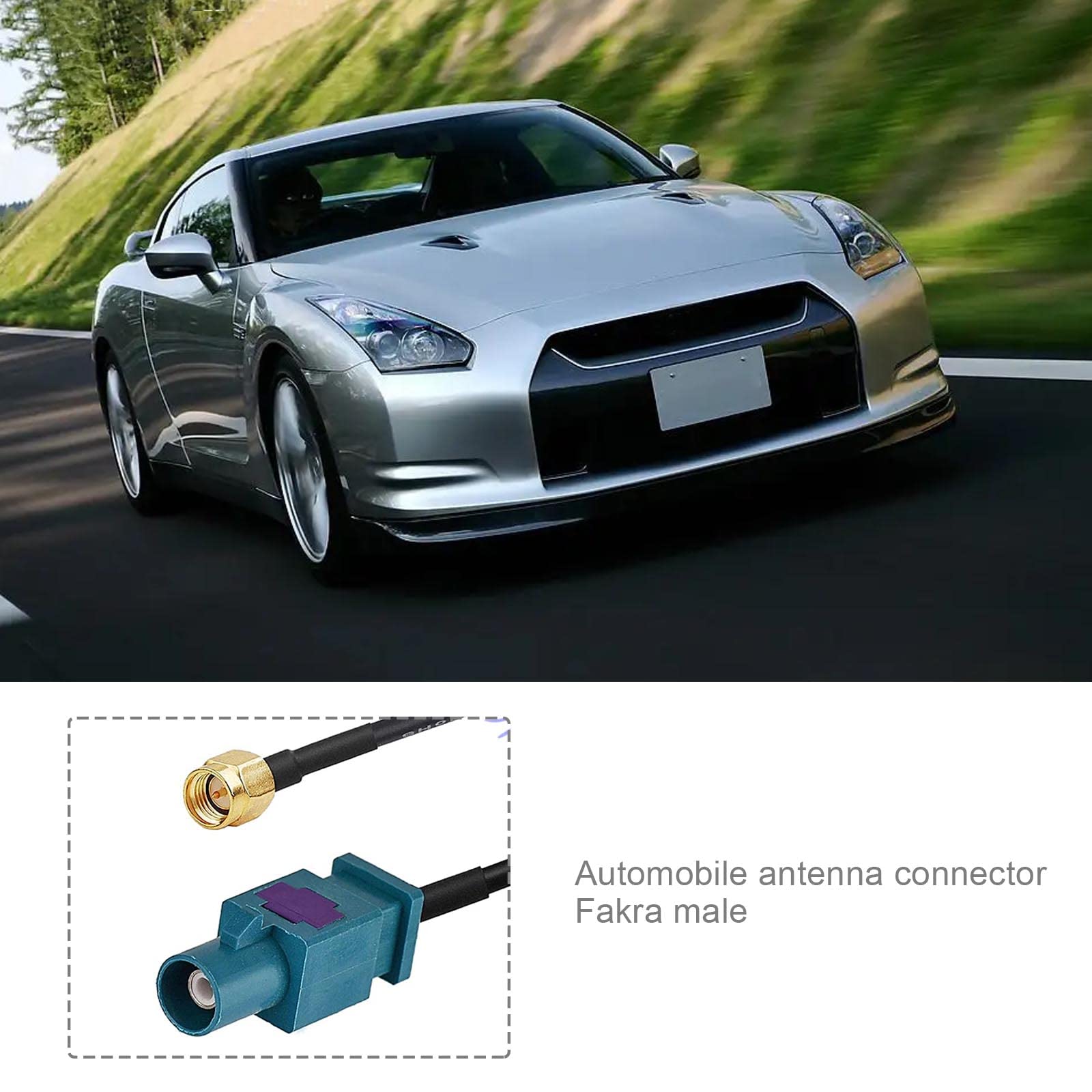 Elecbee Fakra Femmina A SMA Maschio Adattatore Per Auto