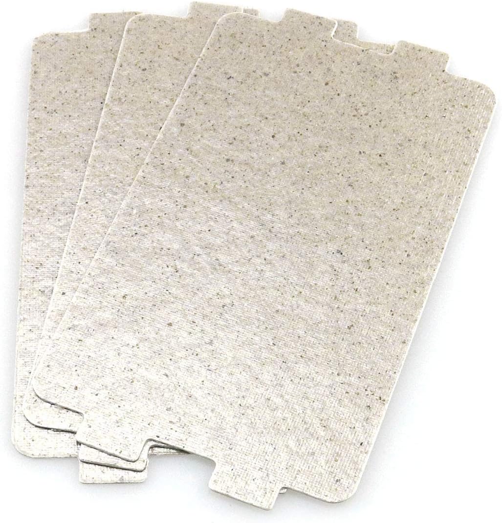 DGZZI 3PCS 107x64mm Microwave Oven Mica Plate Sheet Thick Replace Part
