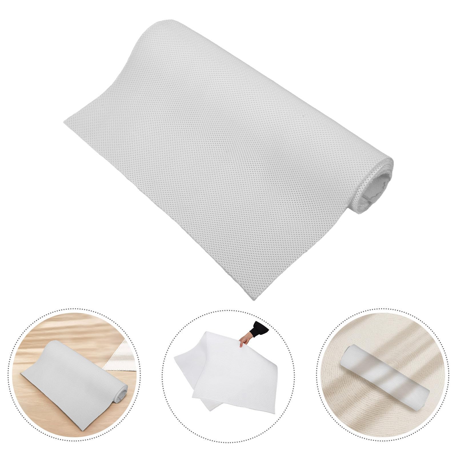 PRETYZOOM Accesorio para Tabla de Planchar Diseño Perforado, Almohadilla de Esponja de Color Claro de 1,3 M X 0,7 M y 1 Cm de Grosor para Sala de Costura y Lavandería