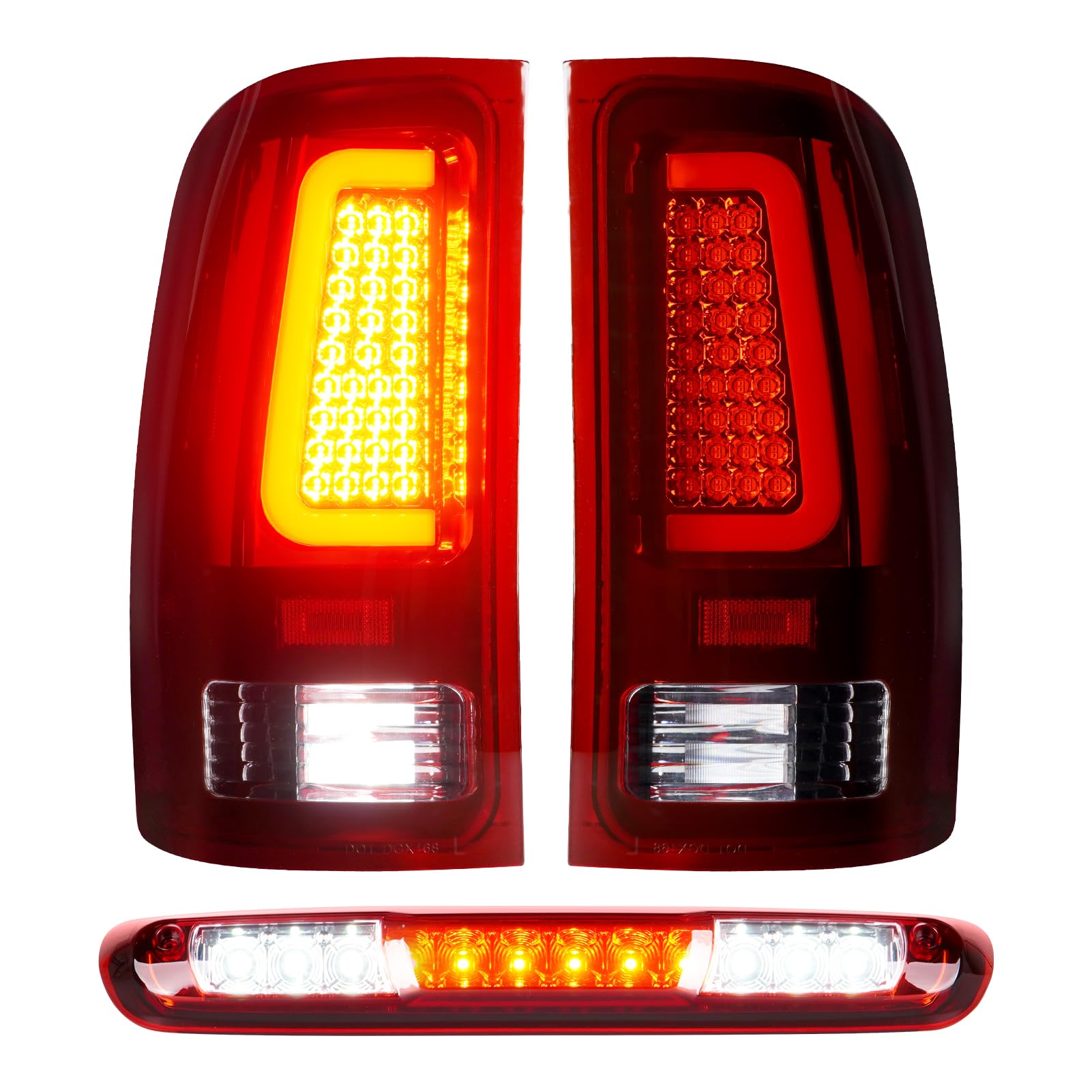 Photo 1 of Cenfeild LED Tail Lights + 3rd Brake Light for GMC Sierra 07-14