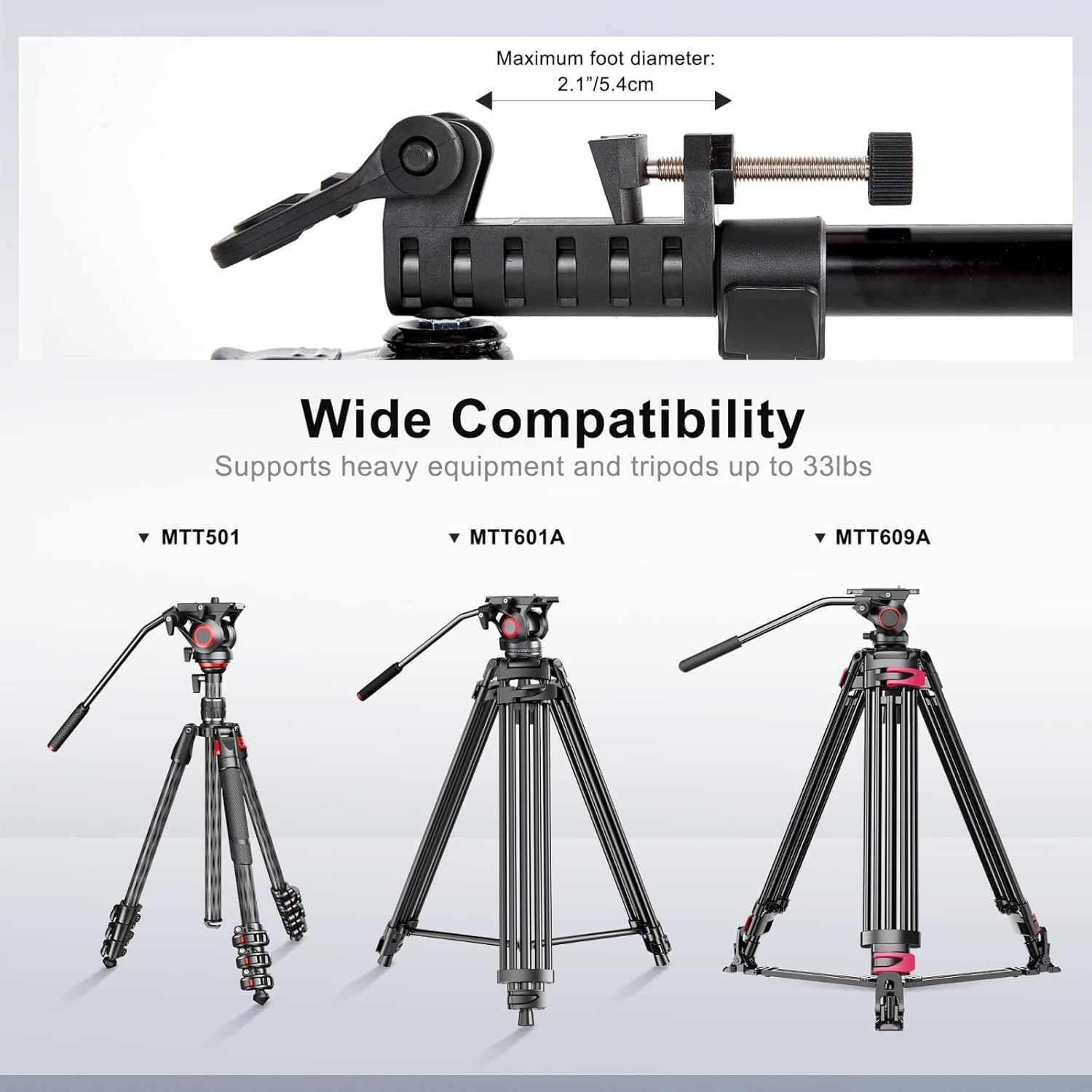 miliboo MJL01 Tripod Dolly wide compatibility