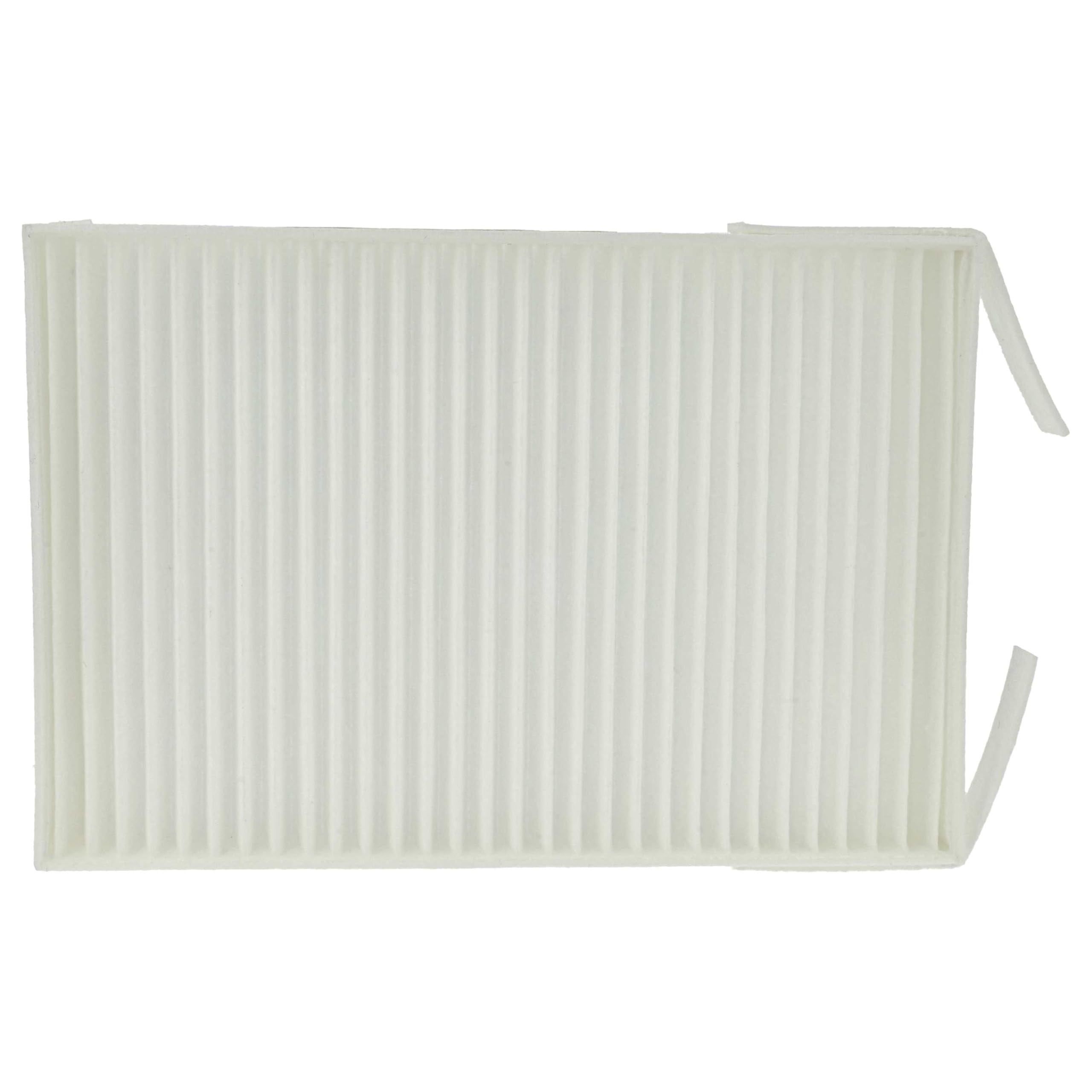 vhbw Zestaw filtrów kompatybilny z urządzeniem wentylacyjnym Zehnder ComfoSpot 50, filtr powietrza G4/F7 (4 sztuki), 18 x 12 x 4 cm, biały