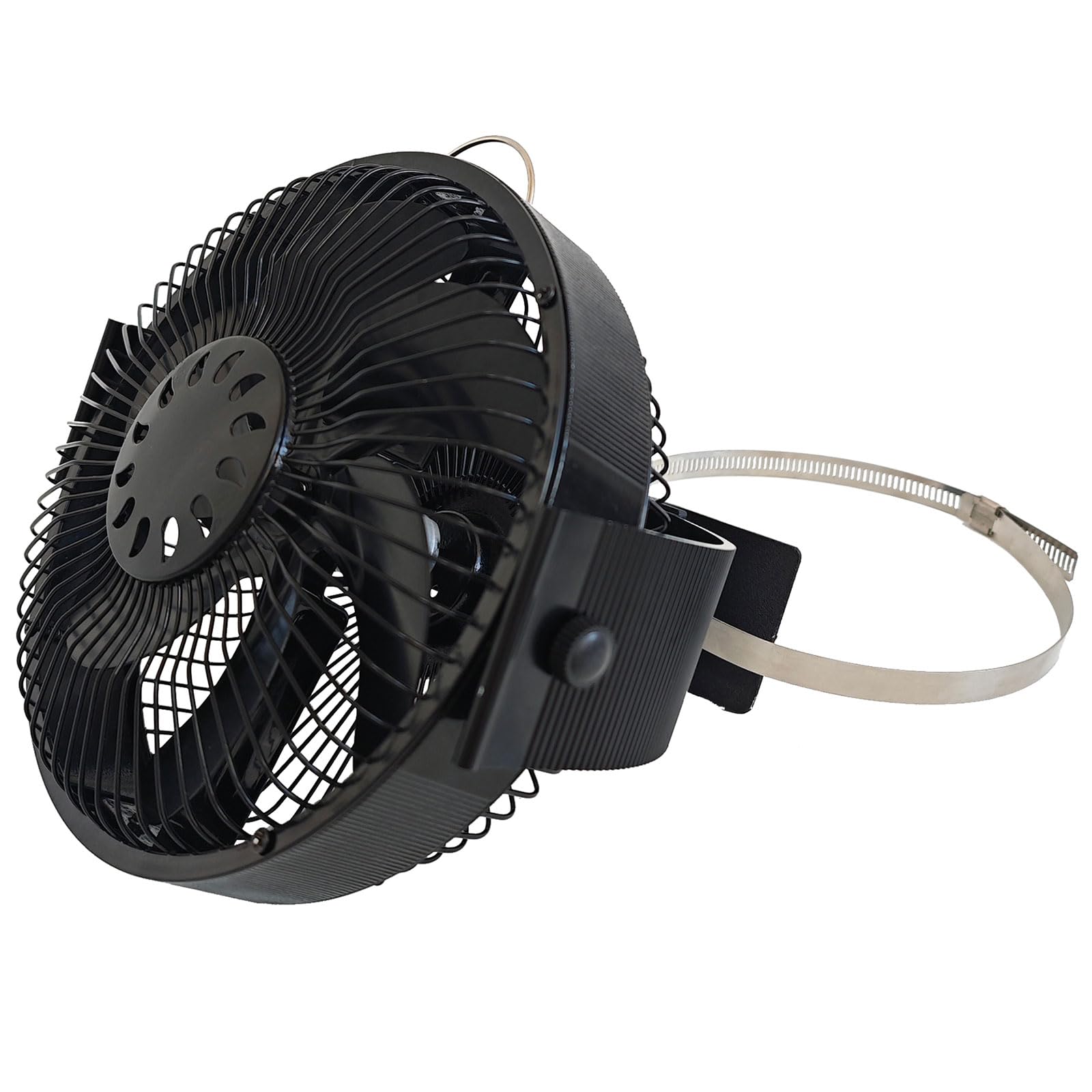 Nueayms Black 6 Pcs Heat Powered Stove Fans Fireplace Firewood Burner Quiet Home Efficient Heat Distribution Wood Stove Fan