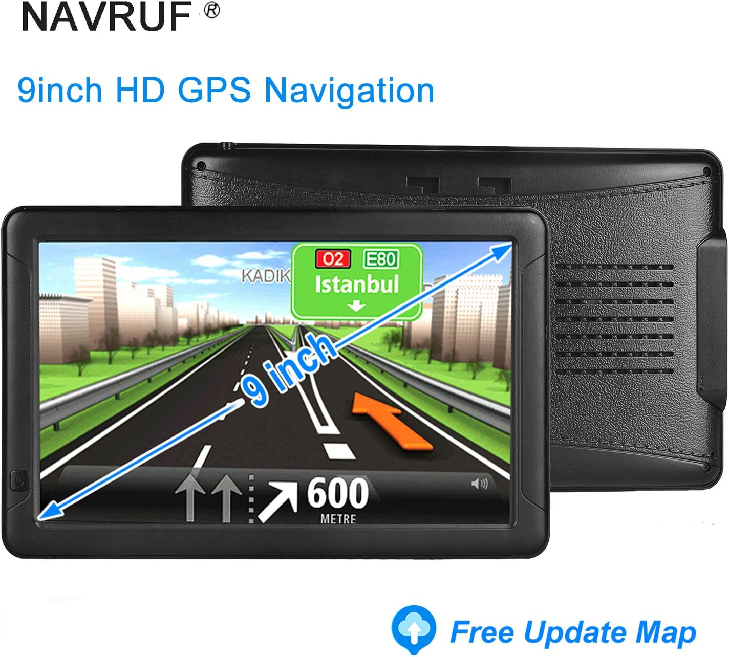 Flаѕh Sаlе Buу 1 gеt 1 GPS Navigation for Cars and Trucks, 9-inch car GPS Navigator, high-Definition Touch Screen and Voice Reminders, The Latest map Navigation in 2020