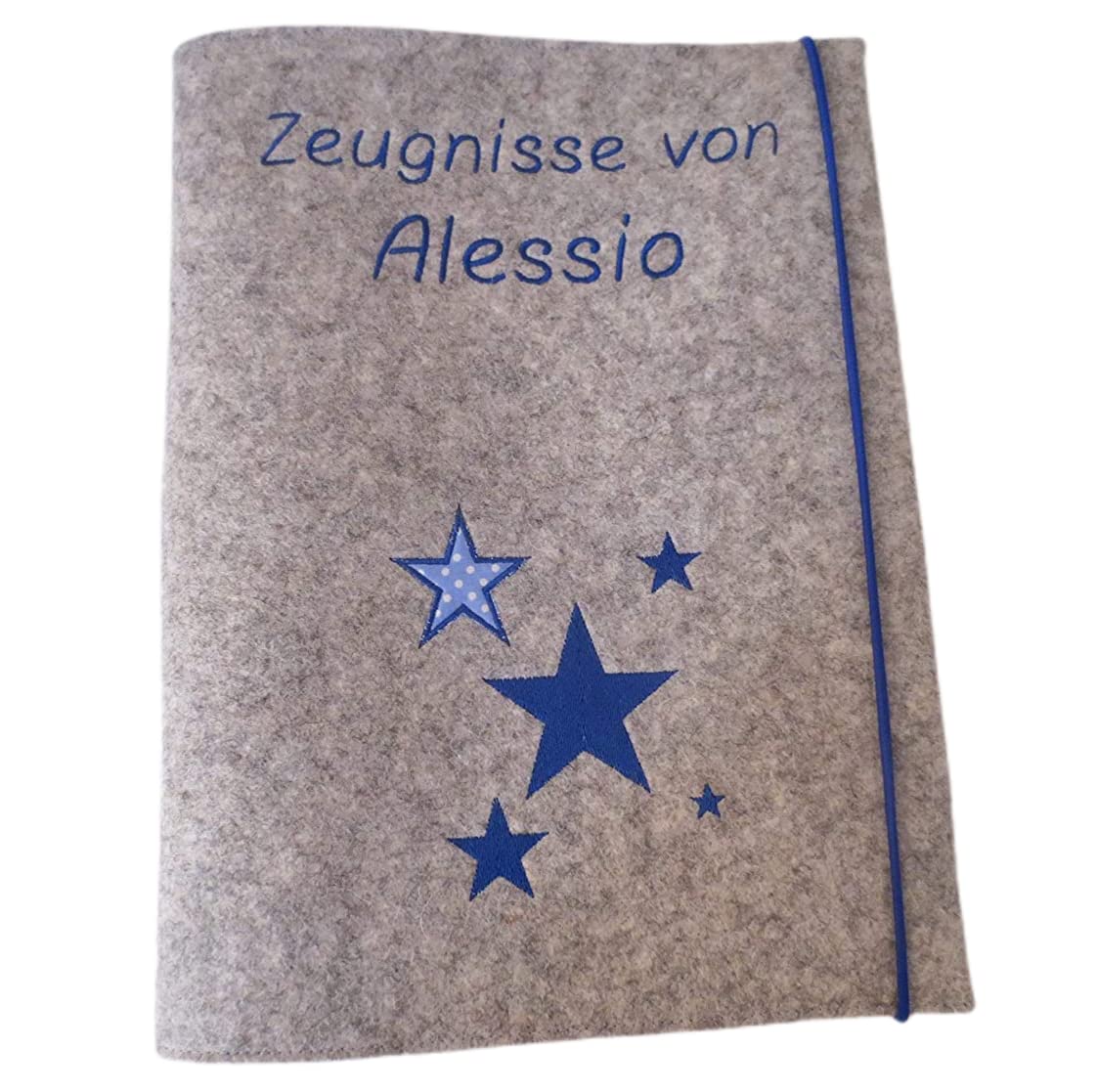 Zeugnismappe Wollfilz Mappe Zeugnisse DIN A4 Grundschule Schule