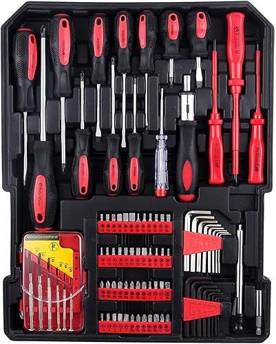 Miniatura 7 de Trolley Juego de herramientas de caja de aluminio de plata 799pcs kits de herramientas para manitas, herramientas manuales de bricolaje para