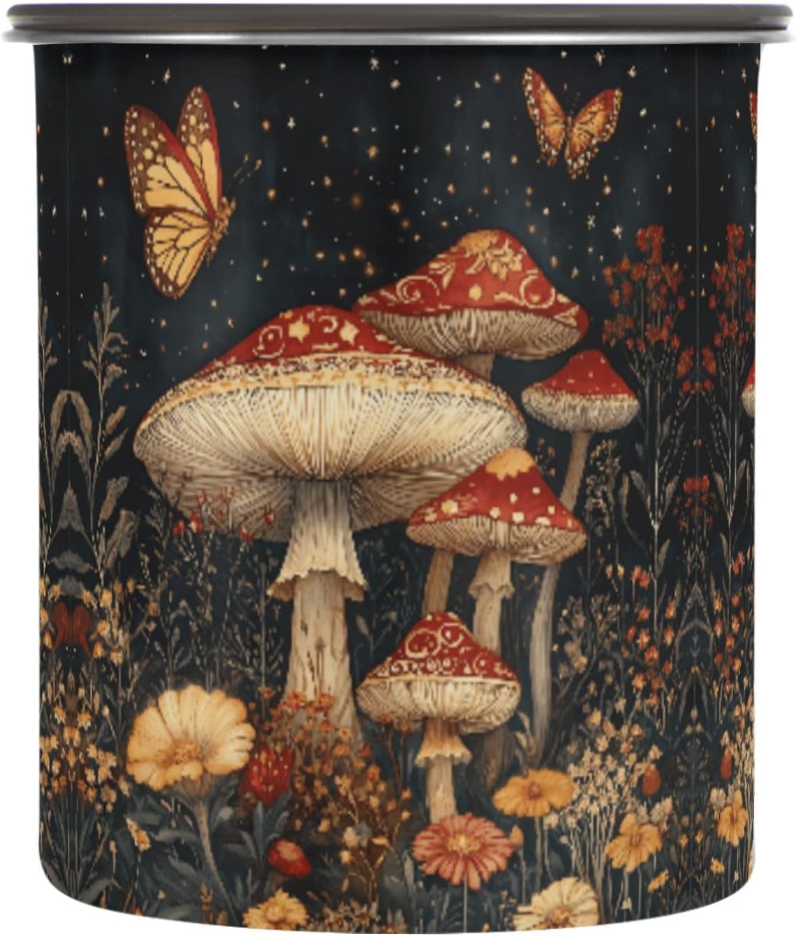 Contenedor de Almacenamiento de Café Acero Inoxidable 900ml