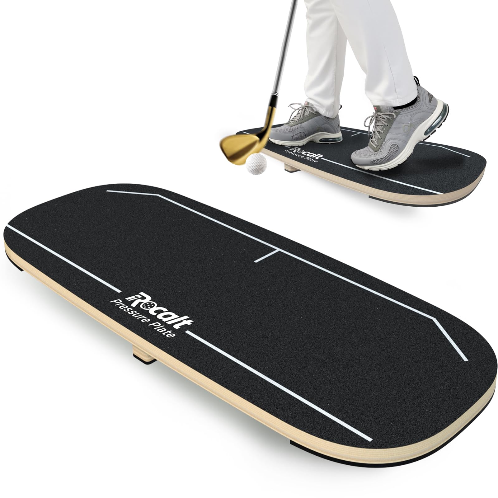 Rocalt Golf Pressure Plate, Golf Weight Shift Balance Board for