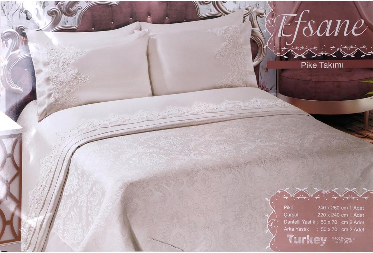Estima Efsane Luxury Bed Linen Set Es-Krm Bed Efsane Lüks Yatak Seti