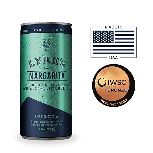 Miniatura 2 de Lyre's Margarita sin alcohol, latas de margarita sin alcohol galardonadas, cóctel sin alcohol listo para beber, hecho en los Estados Unidos con