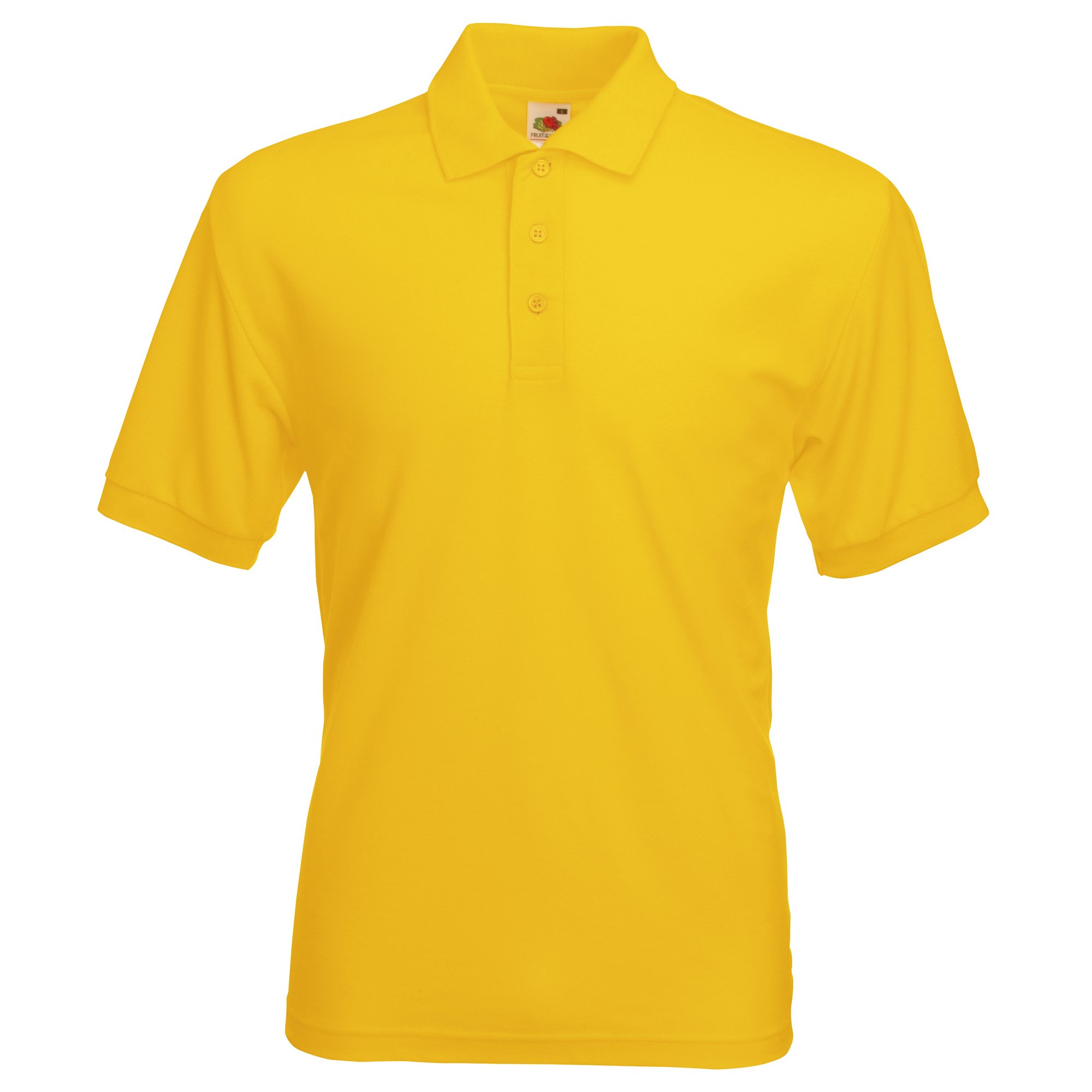 Fruit of the Loom Men's Polo Shirt, Sunflower, S