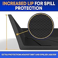 Vista 5 de Forro de carga prémium para Mercedes-Benz GLC 2016-2022 – 100% de protección, alfombrilla de maletero de automóvil de ajuste personalizado