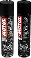 Vista 1 de Motul Chain Care Set – Chain Cleaner (C1) & Chain Lube Off-Road (C3), Motorcycle Maintenance Set, Safe for O-Ring Chains (111818, 111820)