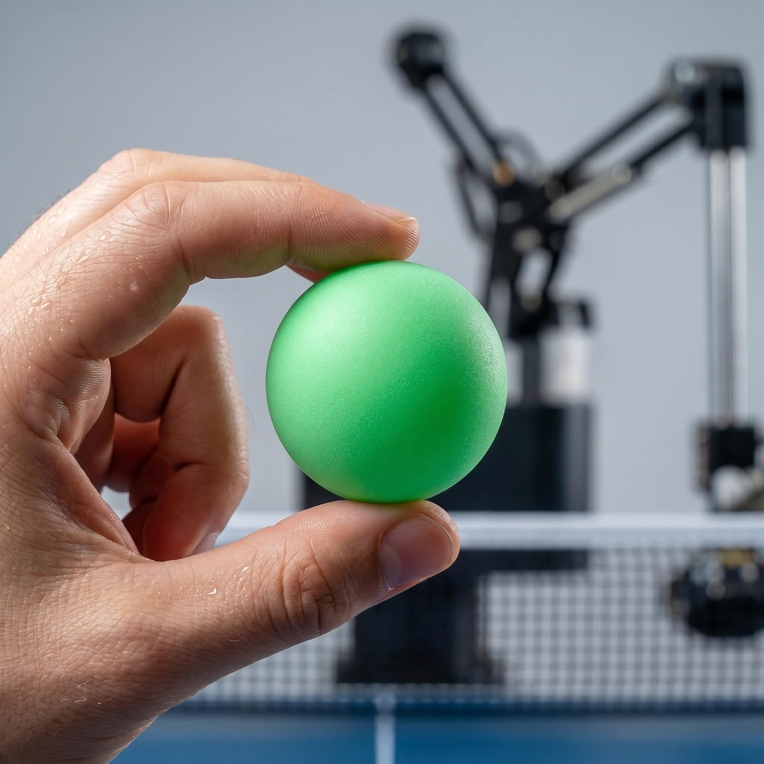 Toddmomy 100pcs Green Ping Pong Ball - Matte Table Tennis Balls - 40mm Seamless Plastic Spheres - Blank Smooth Spheres for Sports Celebration Game & Raffle Draw