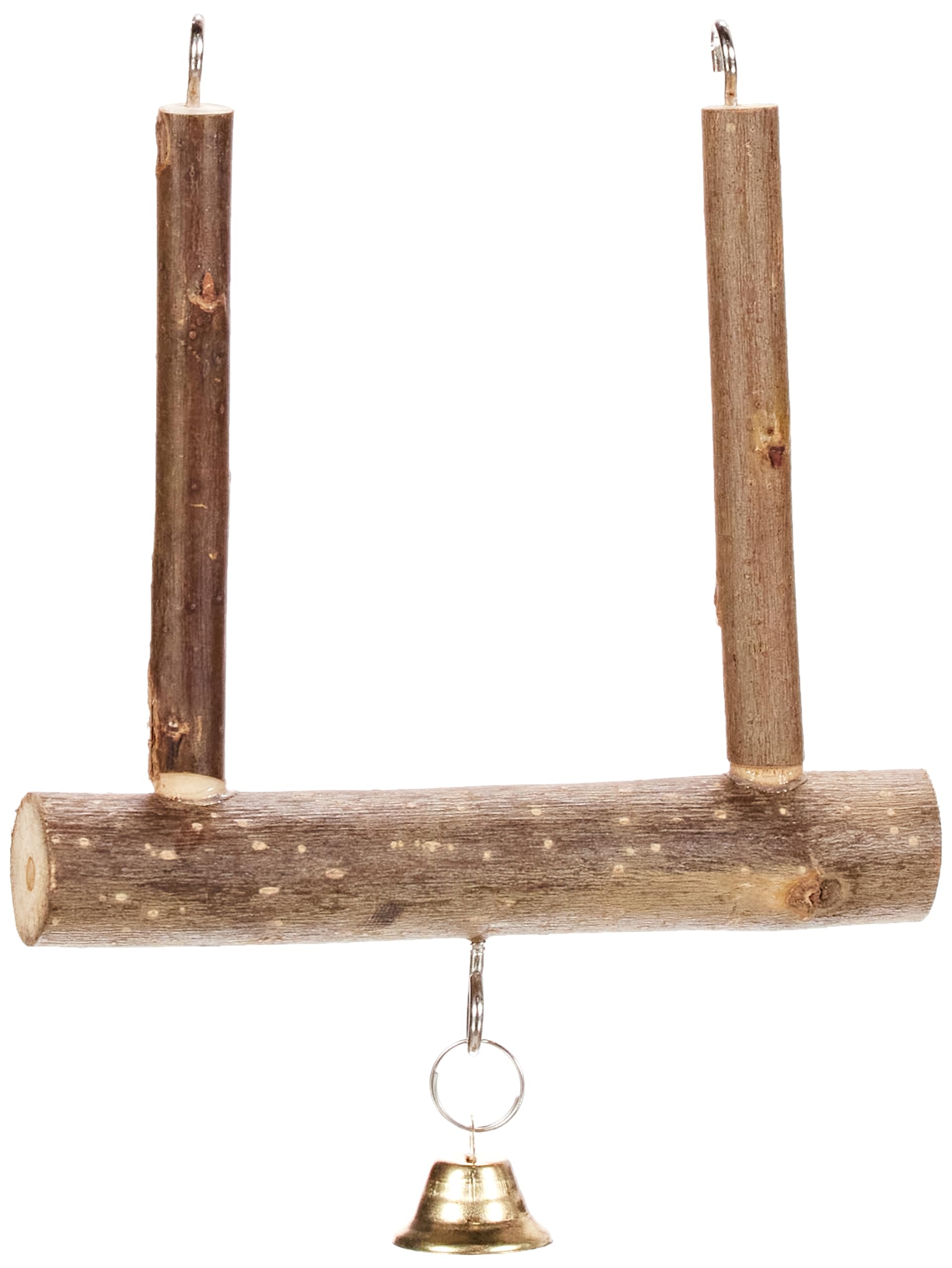 Trixie Natural Living Swinging Trapeze z dzwonkiem, 15 x 12 cm, brązowy
