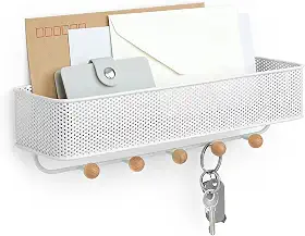 Organizador Estique Cor Branco Em Metal Umbra Branco