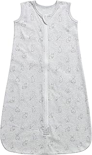 Owlivia Bio-Baumwolle Baby Schlafsack 0.5 Tog & 2.5 Tog Jungen Mädchen Schlafsack, Tragbare Baby-Decke mit 2-Wege-Reißverschluss