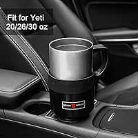 Vista 6 de SEVEN SPARTA Paquete de 2 soportes expansores de portavasos para automóvil, base ajustable, compatible con Yeti de 20/26/30 onzas, Hydro Flasks