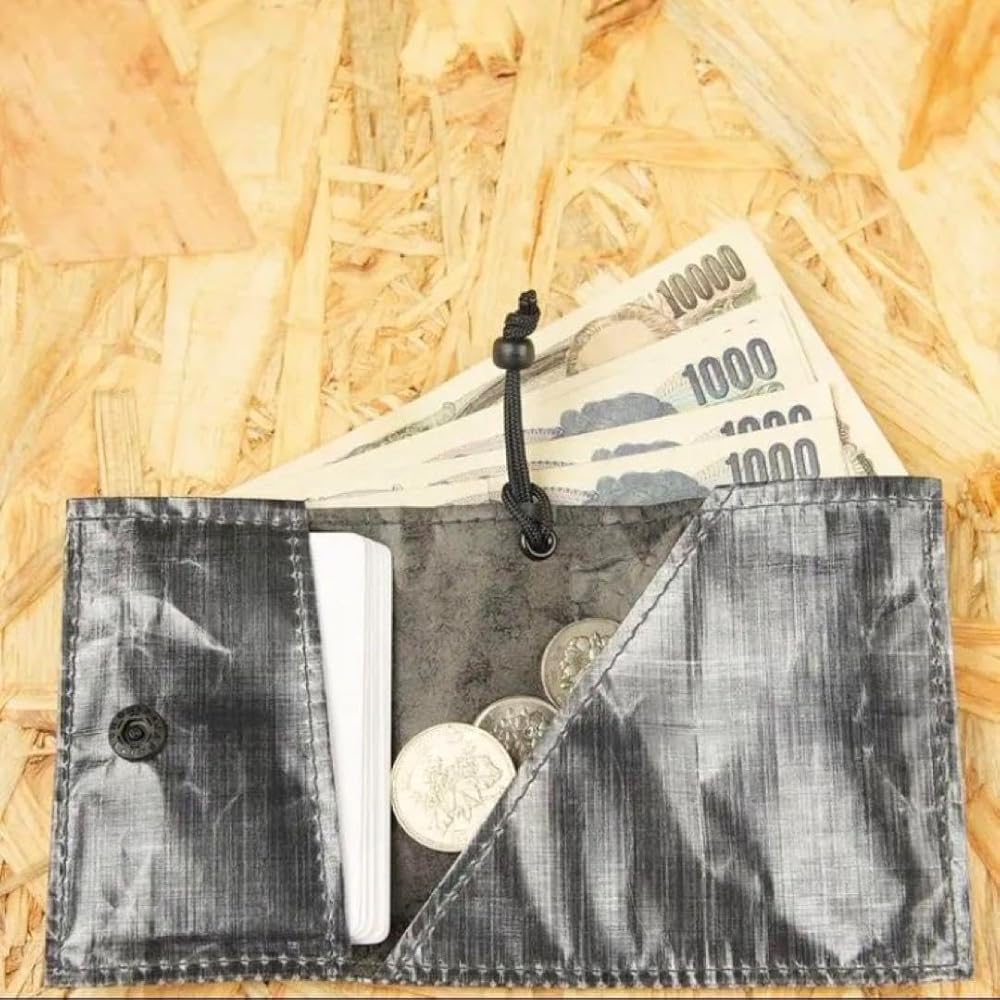 Amazon | DCF Wallet ブラック ウォレット 三つ折り財布 | ノー