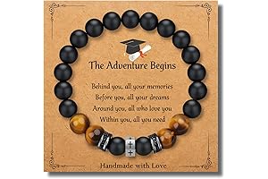 Men's 2024 Graduation Bracelet: Healing & Protection Gift for Men